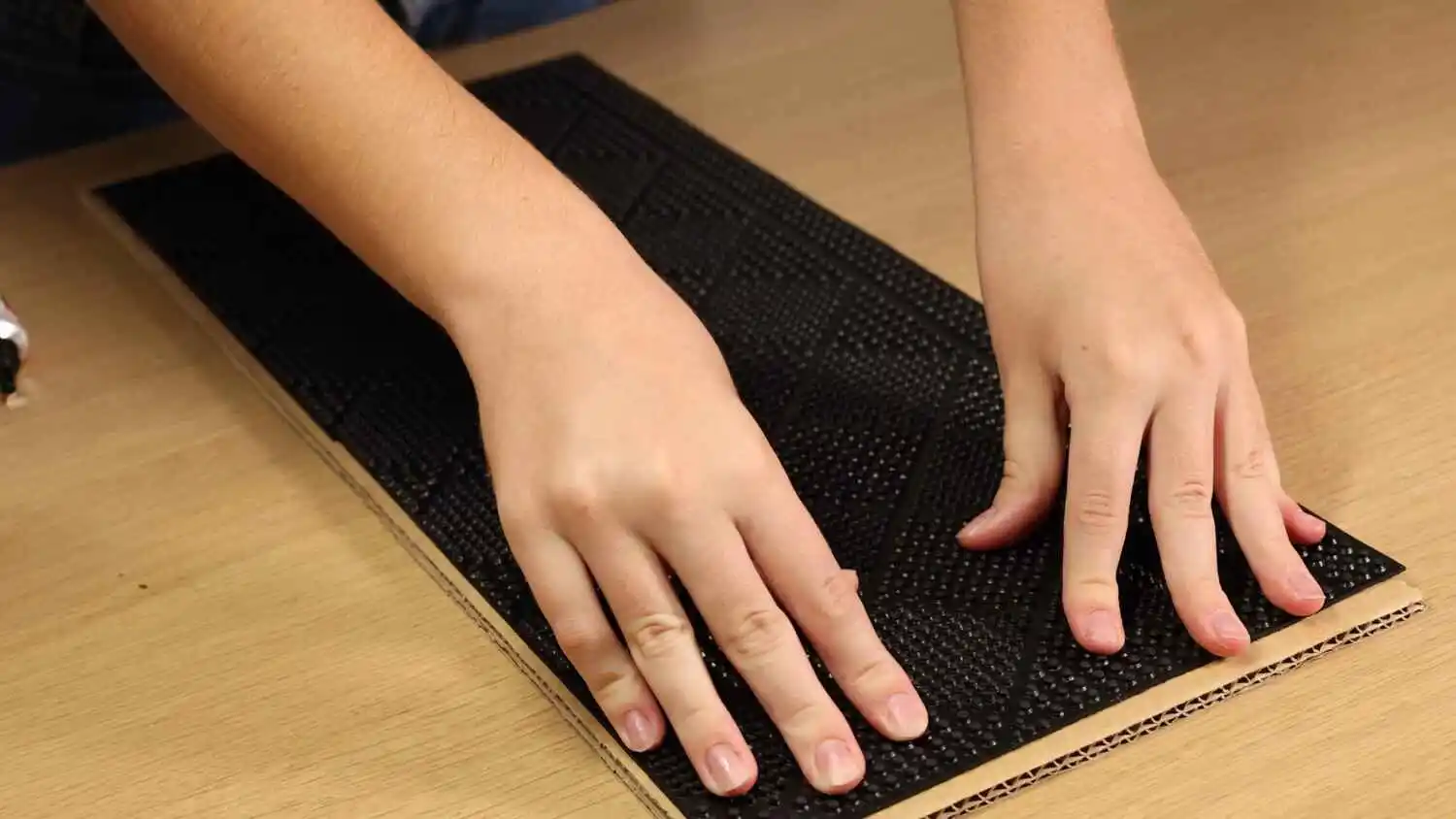 Quiet Walk Underlayment floor soundproofing system cross-section with acoustic layers