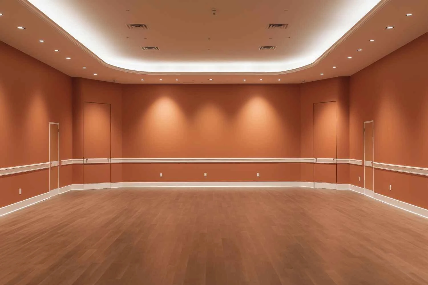 Acoustic wall panels for gym echo reduction