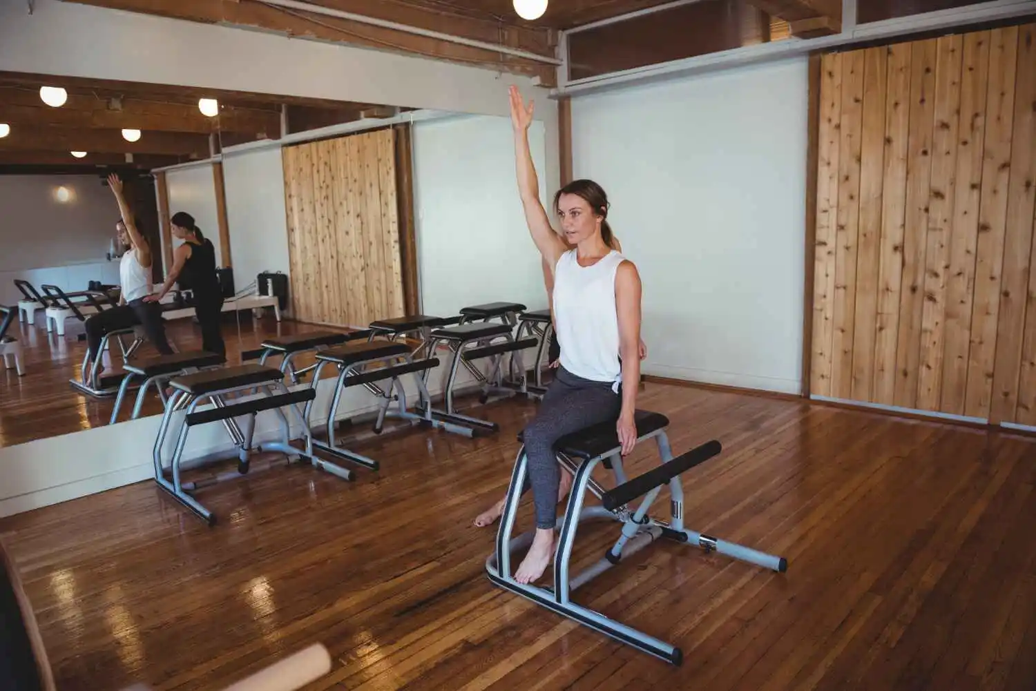 Gym ceiling sound absorption system