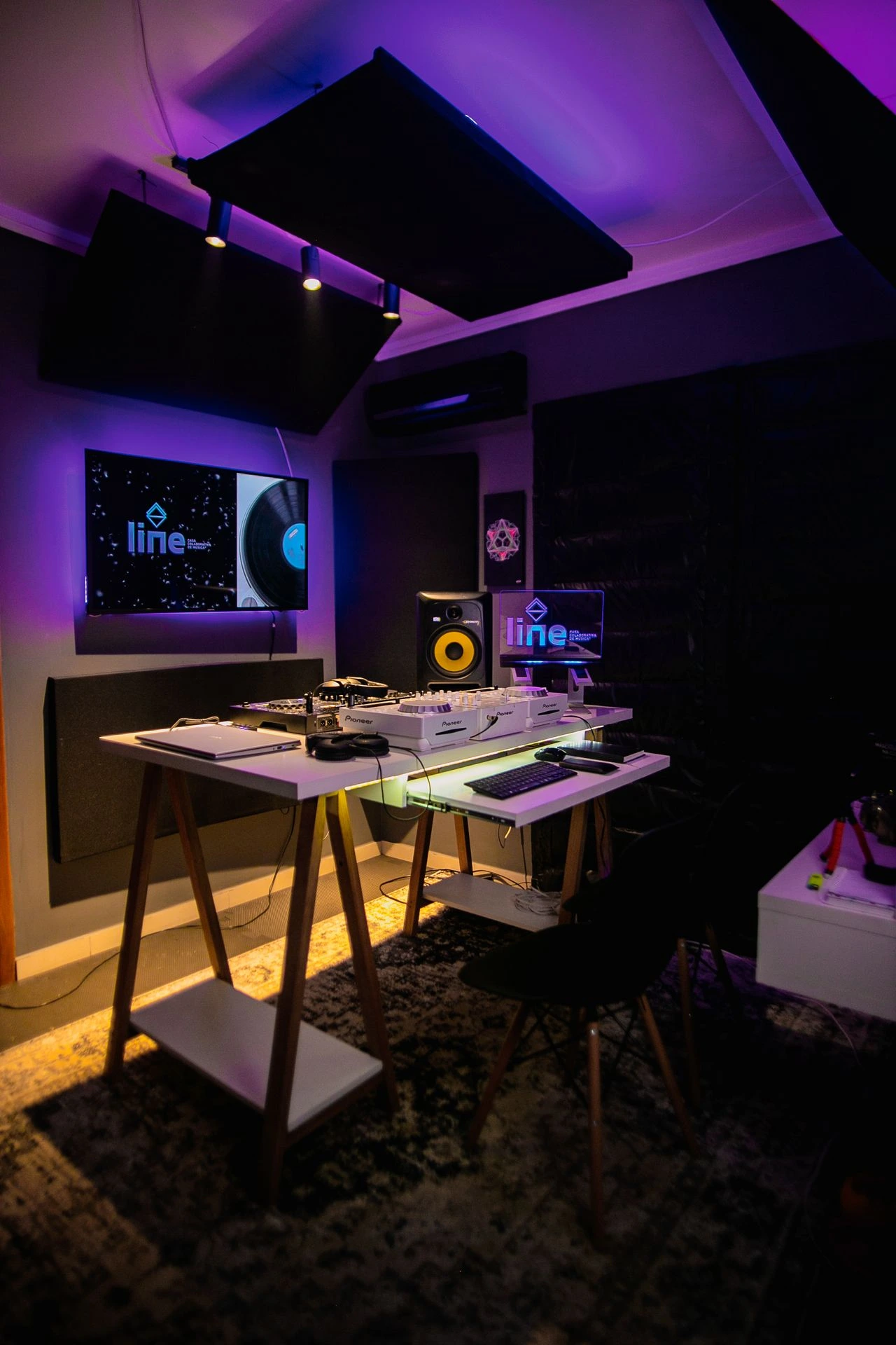 Professional installation of acoustic building materials